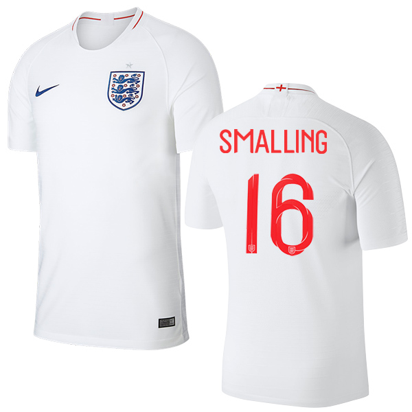 England #16 Smalling Home Thai Version Soccer Country Jersey